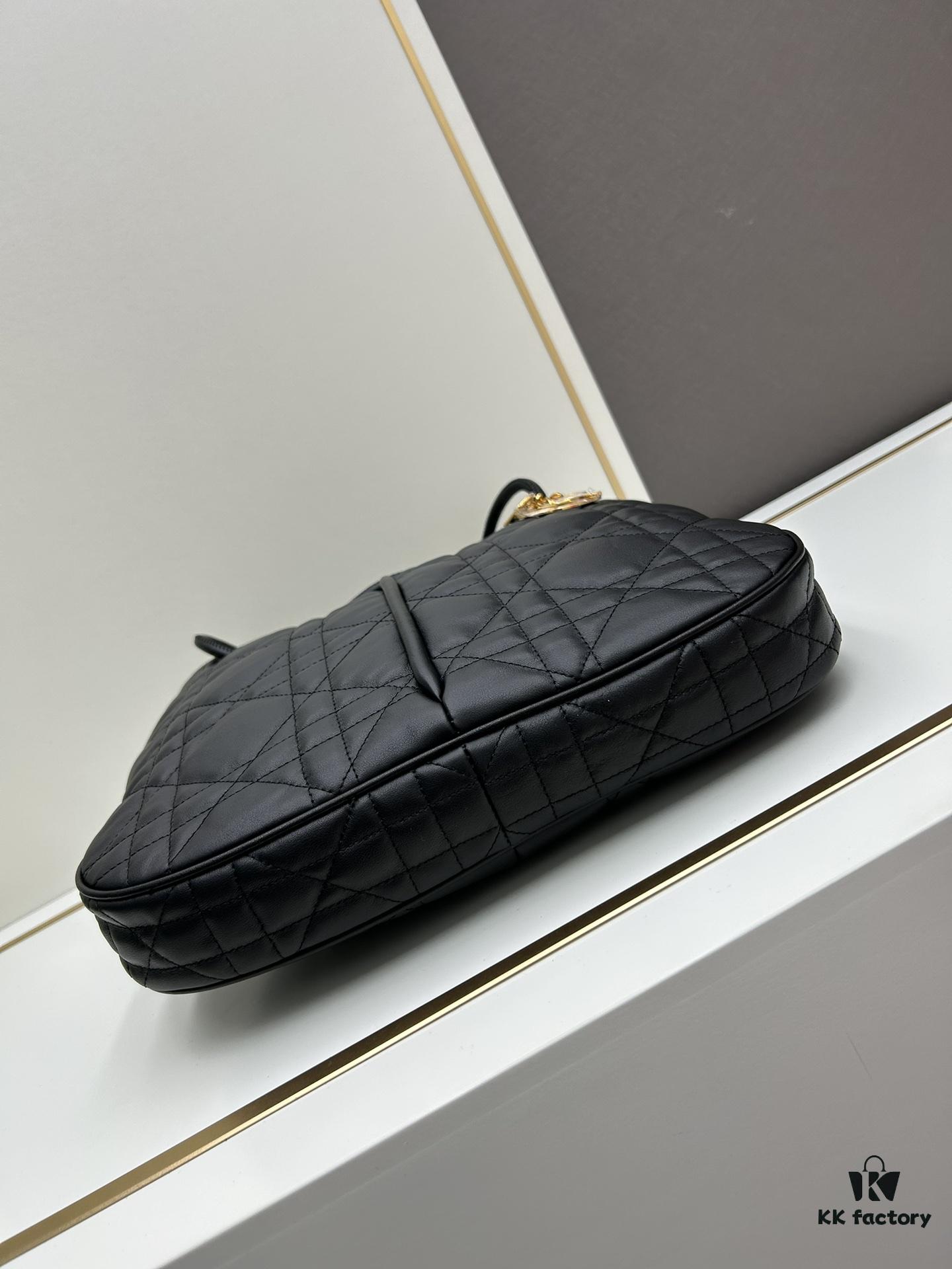 Large Full Leather Blue Cloth Dior Nolita Handbag from the 2024 Fall Ready-to-Wear Collection