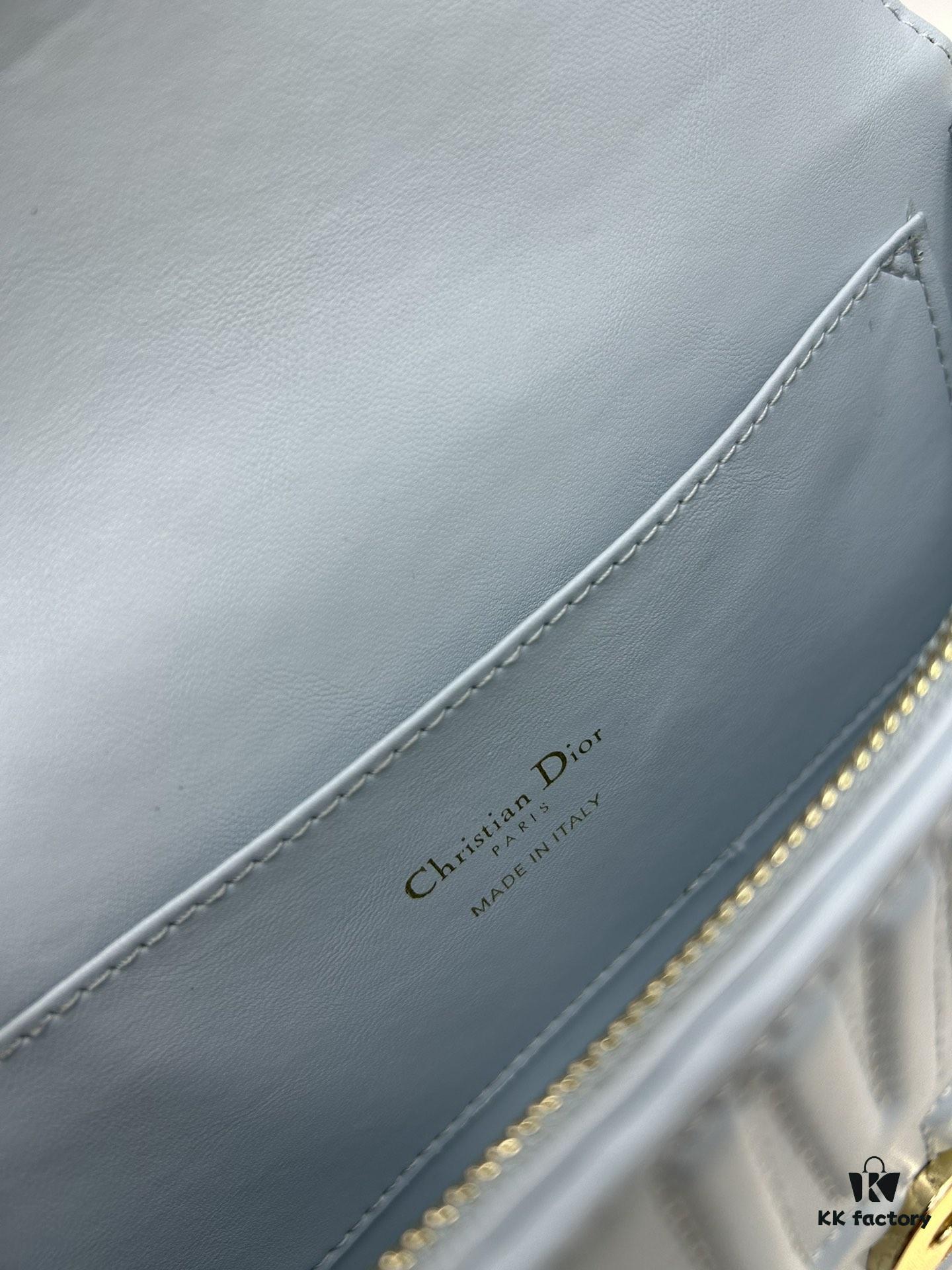 Dior Retro Box Set, Exquisitely Crafted from Black Cowhide Leather with Unique Letter Embossing