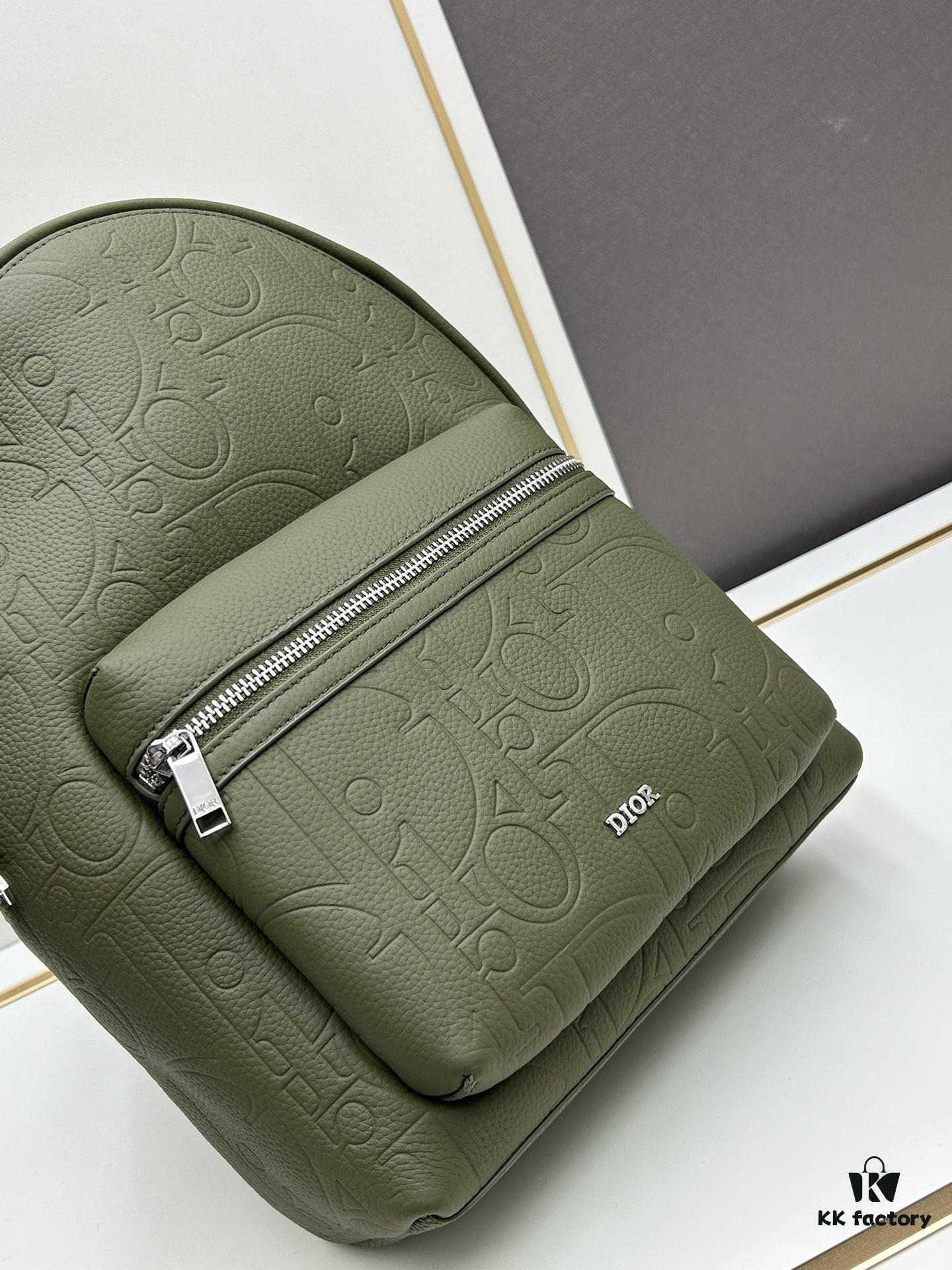 Dior - New Dior Gravity Embossed Leather Backpack, Large and Small Sizes, Official Website Synchronized Release, Autumn/Winter New Arrival