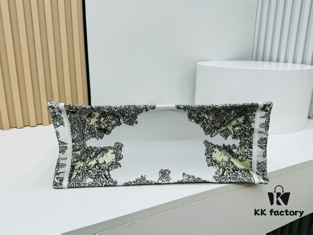 Oversized Original Order Thick Yarn Fabric Dior Book Tote