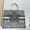 Oversized Original Order Thick Yarn Fabric Dior Book Tote