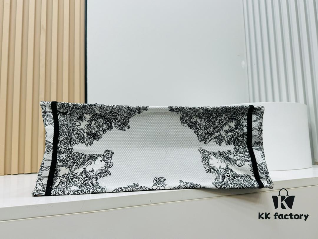 Oversized Original Order Thick Yarn Fabric Dior Book Tote