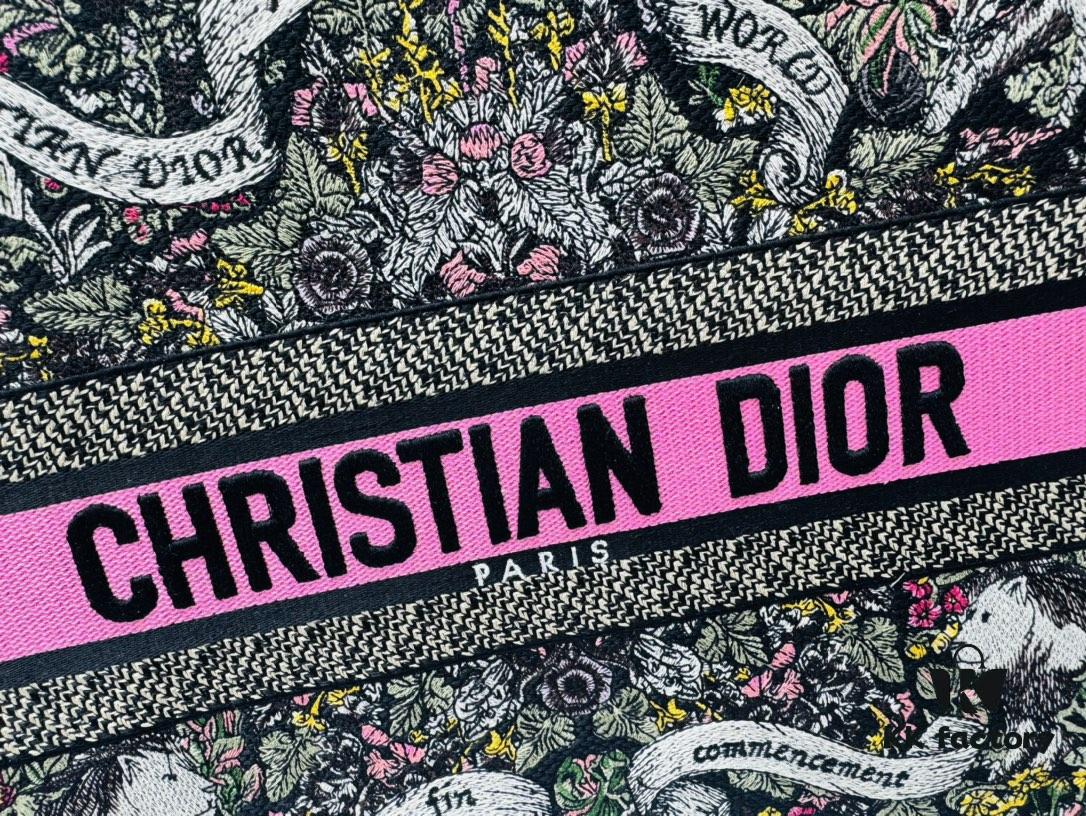 Thick Yarn Heavy Fabric Original Order Large Size [Dior Book Tote]