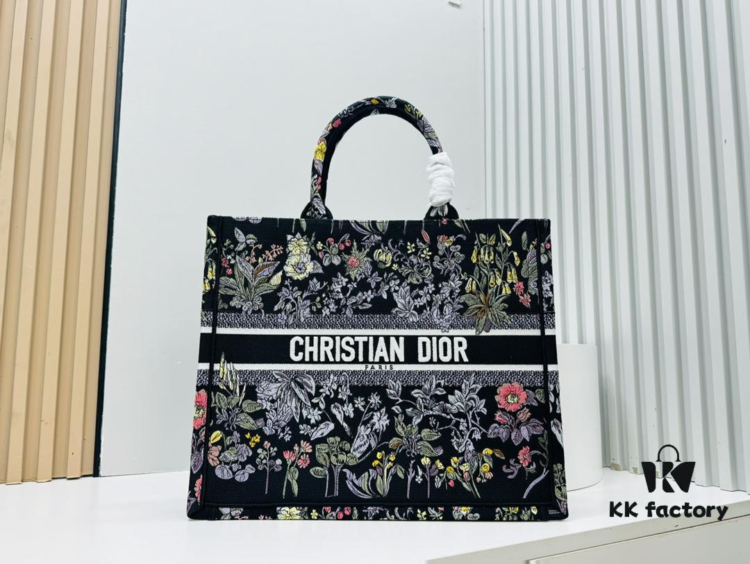 Oversized Original Order Thick Yarn Fabric Dior Book Tote