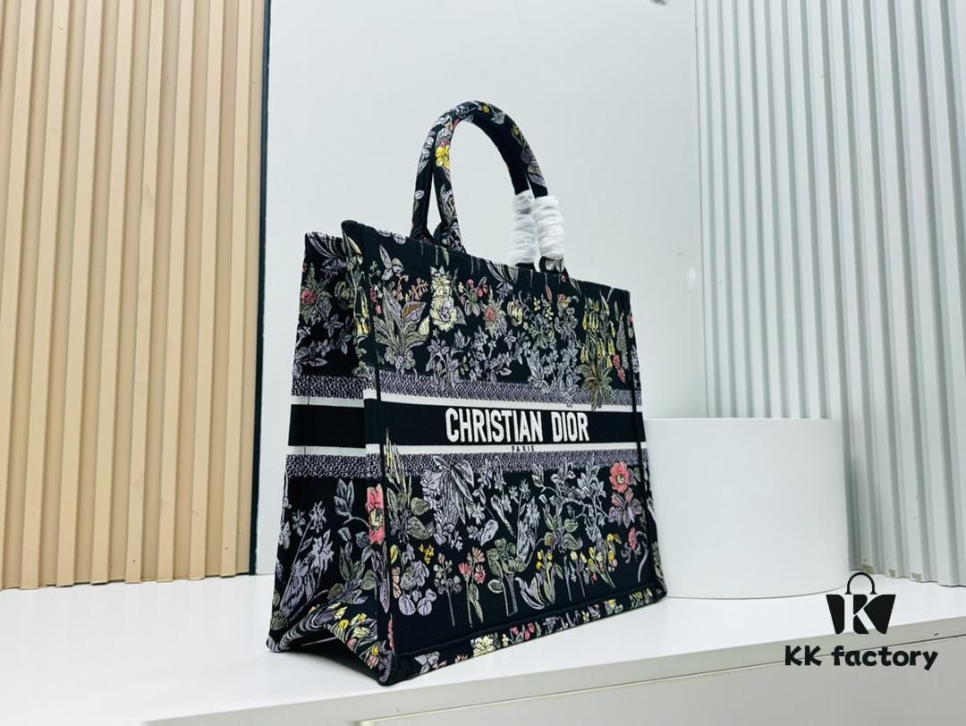 Oversized Original Order Thick Yarn Fabric Dior Book Tote