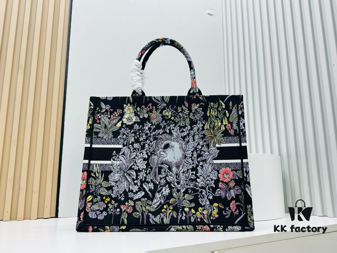 Oversized Original Order Thick Yarn Fabric Dior Book Tote