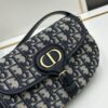 Dior Bobby Retro Style Tofu Bag - Full-Grain Calfskin Leather, 21-inch Horizontal Design
