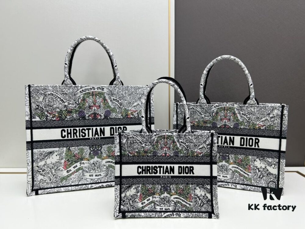 Authentic Dior Book Tote - Large 330, Medium 310, Small 270