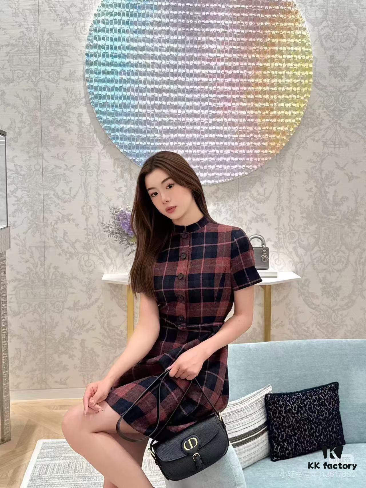 Dior Bobby Tote Bag, Fall New Arrival, Vintage Style Cowhide Handbag