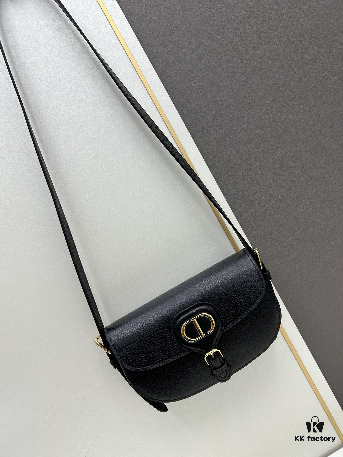 Dior Bobby Tote Bag, Fall New Arrival, Vintage Style, Full-Grain Leather, 21-inch Horizontal Model