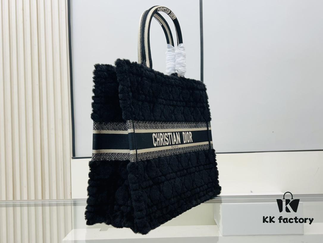 Thick Yarn Heavy Fabric Original Order Large Size Di0r Book Tote