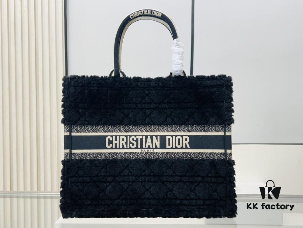 Thick Yarn Heavy Fabric Original Order Large Size Di0r Book Tote