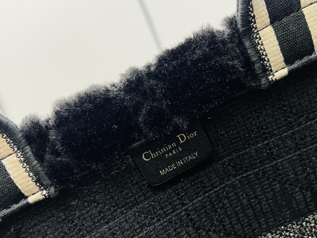 Thick Yarn Heavy Fabric Original Order Large Size Di0r Book Tote