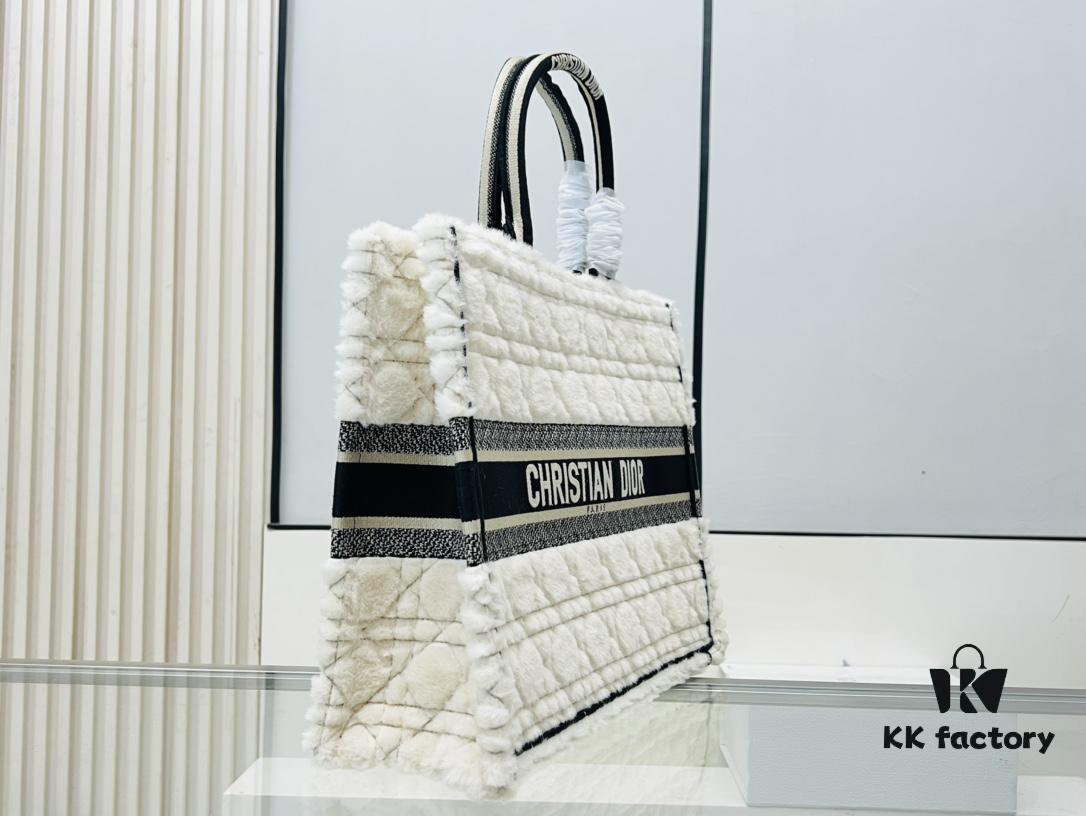 Large Size Di0r Book Tote, Premium Thick Fabric, Original Overstock