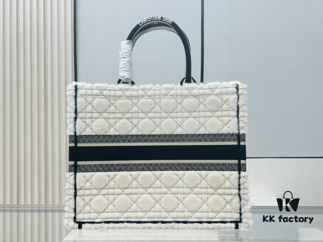 Large Size Di0r Book Tote, Premium Thick Fabric, Original Overstock