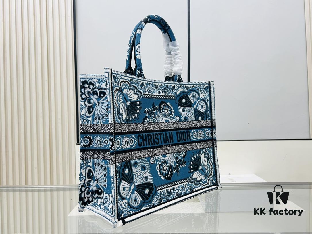 Oversized Original Order Thick Yarn Fabric Dior Book Tote