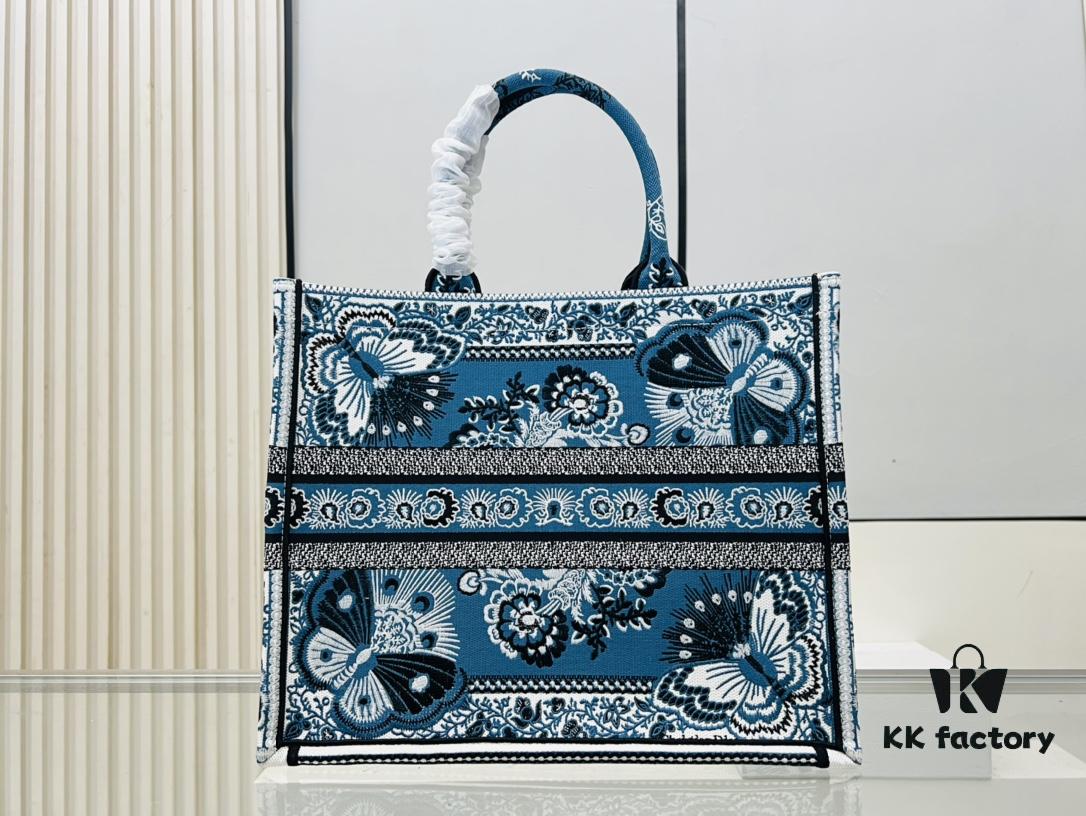 Oversized Original Order Thick Yarn Fabric Dior Book Tote