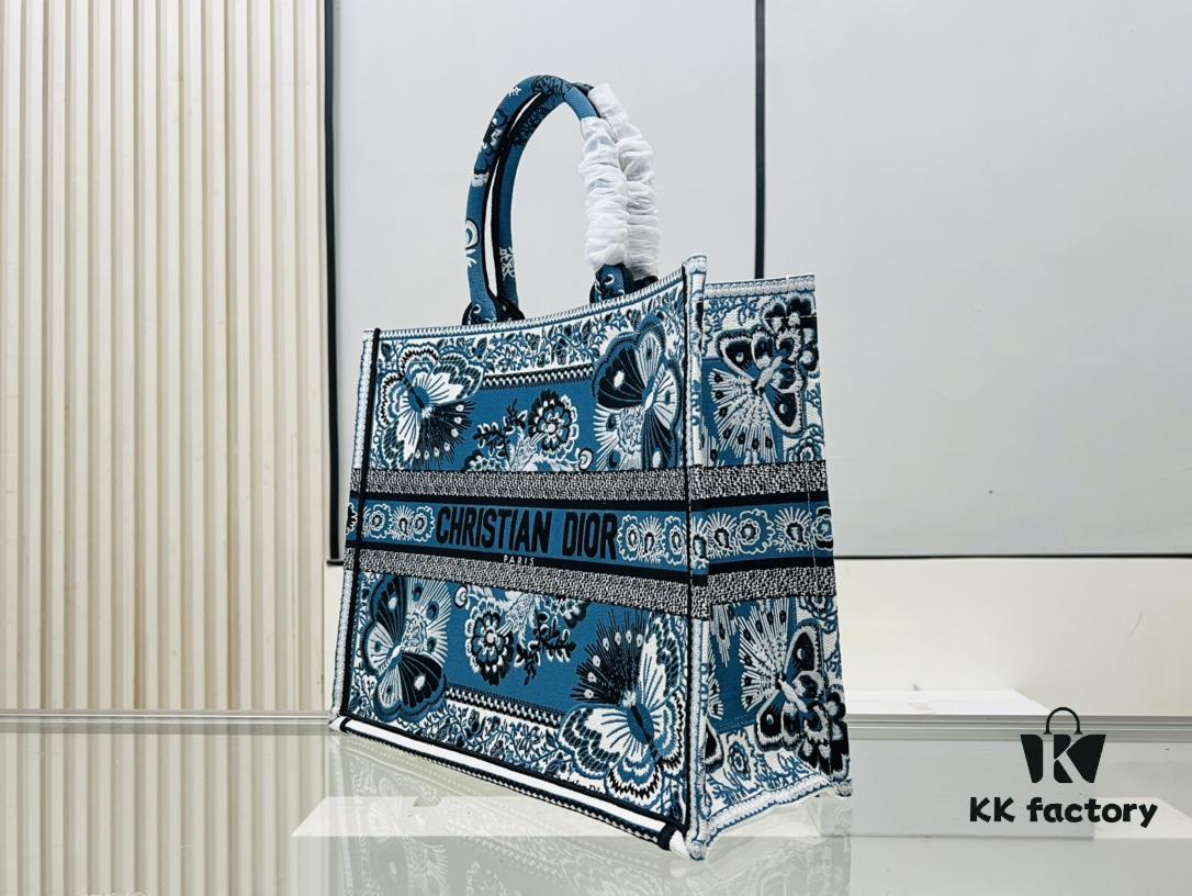 Oversized Original Order Thick Yarn Fabric Dior Book Tote