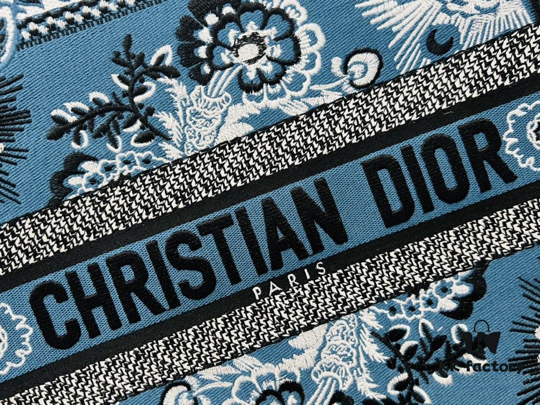 Oversized Original Order Thick Yarn Fabric Dior Book Tote