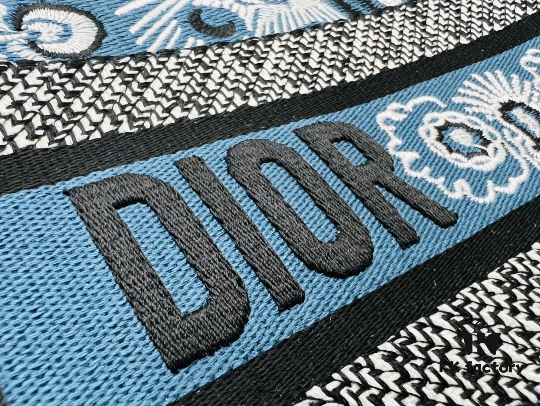 Oversized Original Order Thick Yarn Fabric Dior Book Tote