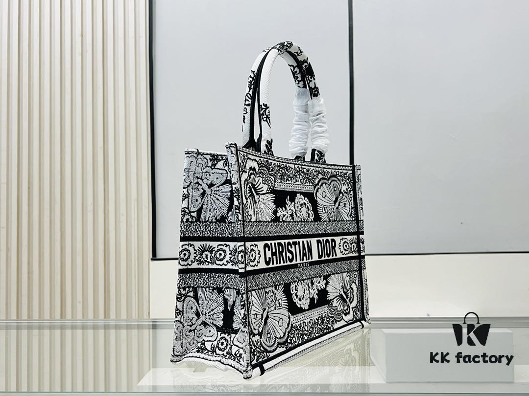 Thick Stitching, Heavy Fabric Original Order Medium Di0r Book Tote