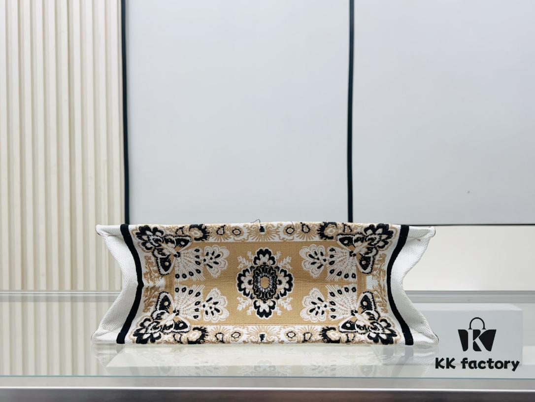 Original Surplus Stock of Thick Yarn Fabric Medium Size Di0r Book Tote