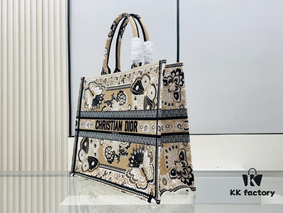 Original Surplus Stock, Thick Yarn Fabric, Large Size [Dior Book Tote]