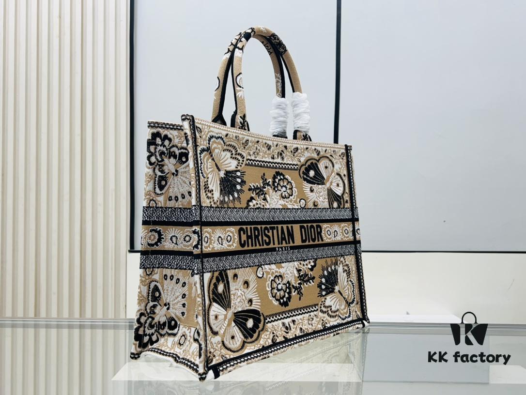 Original Surplus Stock, Thick Yarn Fabric, Large Size [Dior Book Tote]