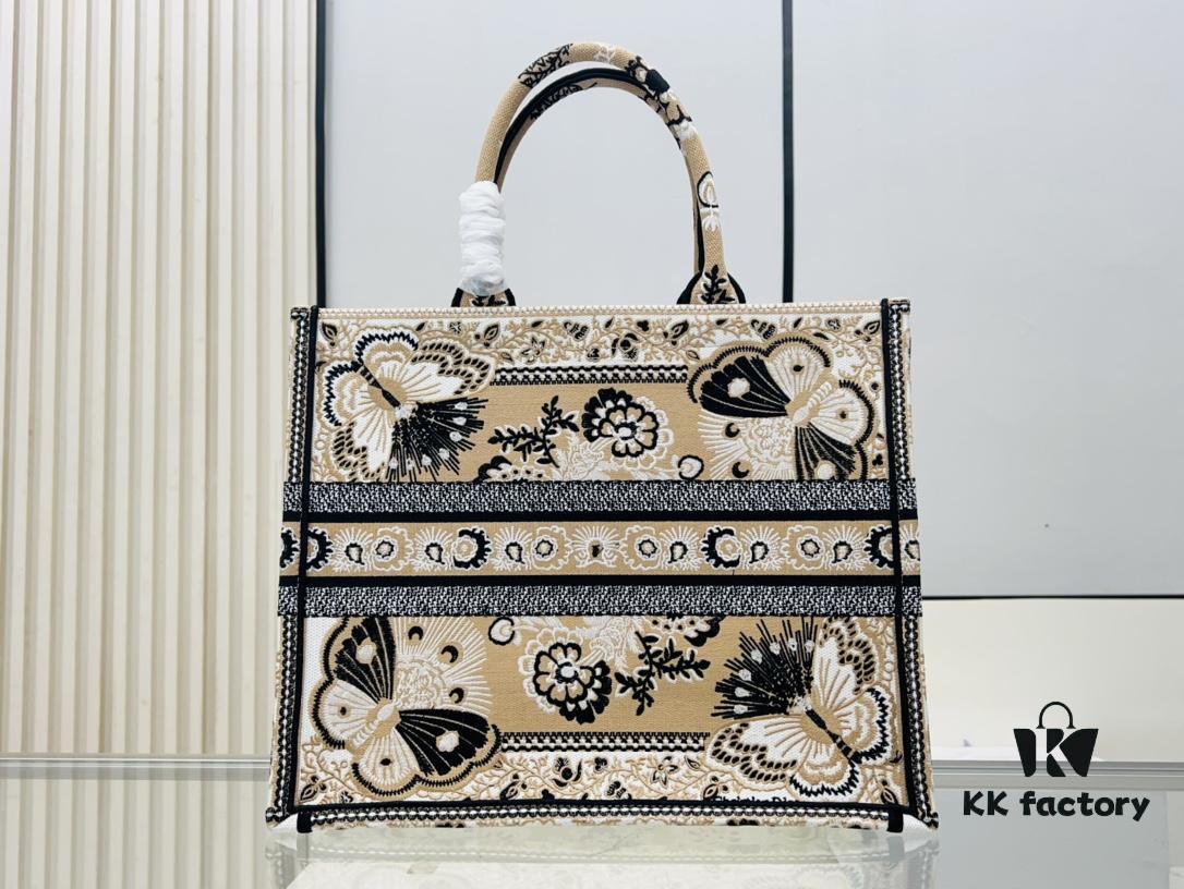 Original Surplus Stock, Thick Yarn Fabric, Large Size [Dior Book Tote]