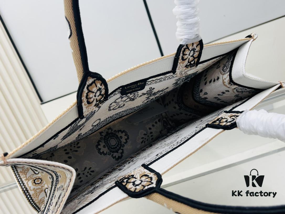 Original Surplus Stock, Thick Yarn Fabric, Large Size [Dior Book Tote]