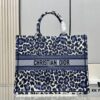 Oversized Original Order Di0r Book Tote in Thick Yarn Fabric