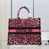 Large Original Order Thick Yarn Fabric Dior Book Tote