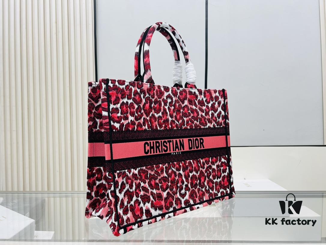 Large Original Order Thick Yarn Fabric Dior Book Tote