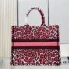 Large Original Order Thick Yarn Fabric Dior Book Tote