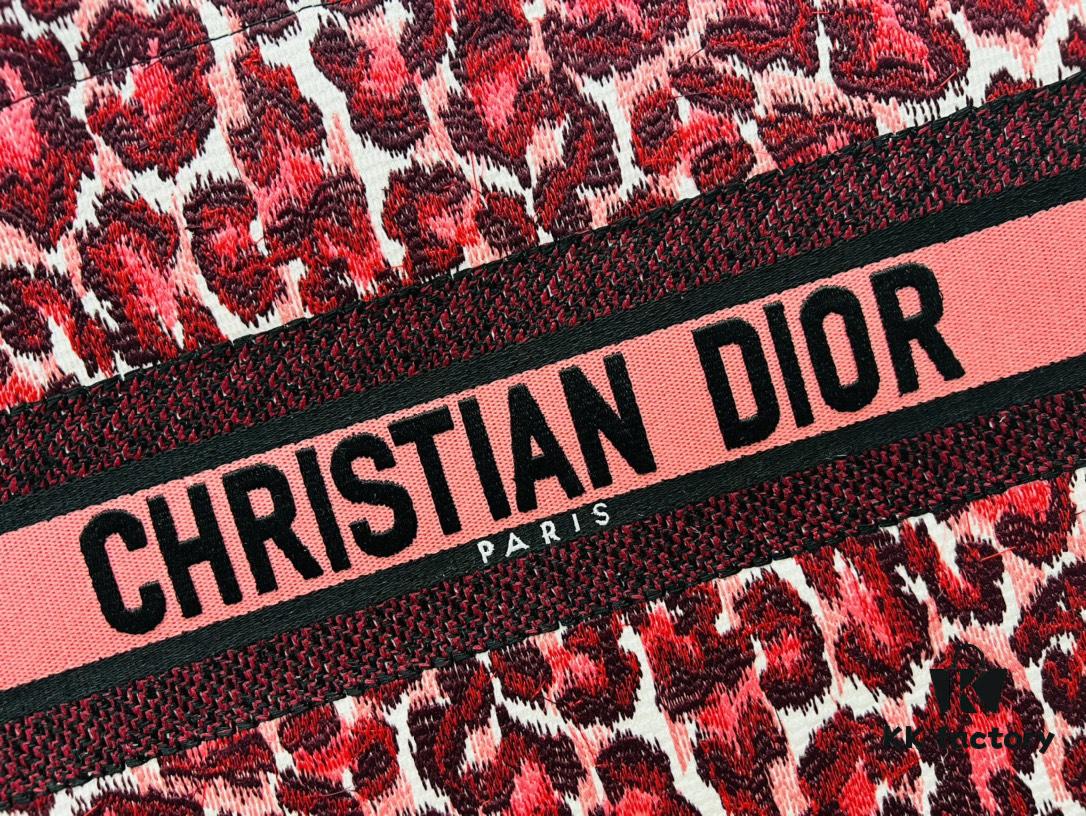 Large Original Order Thick Yarn Fabric Dior Book Tote