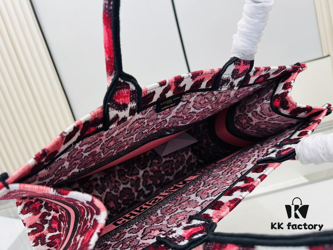 Large Original Order Thick Yarn Fabric Dior Book Tote