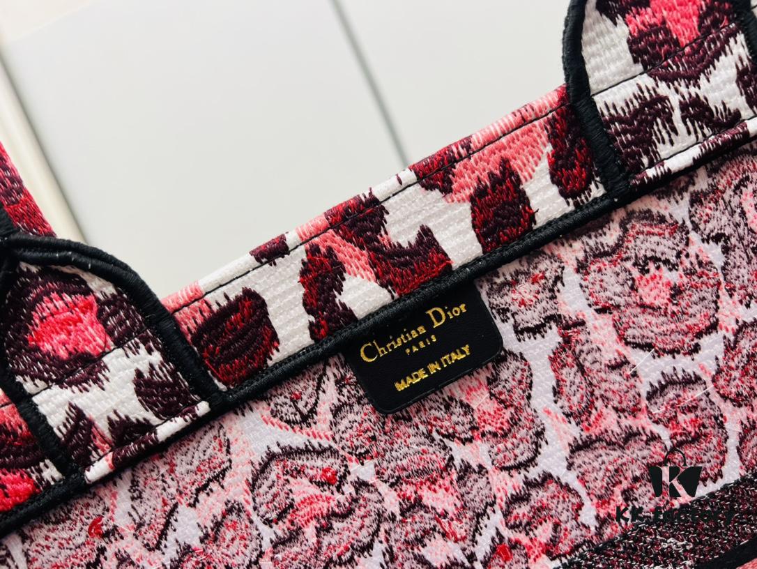 Large Original Order Thick Yarn Fabric Dior Book Tote