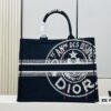 Oversized Original Order Thick Yarn Fabric Dior Book Tote