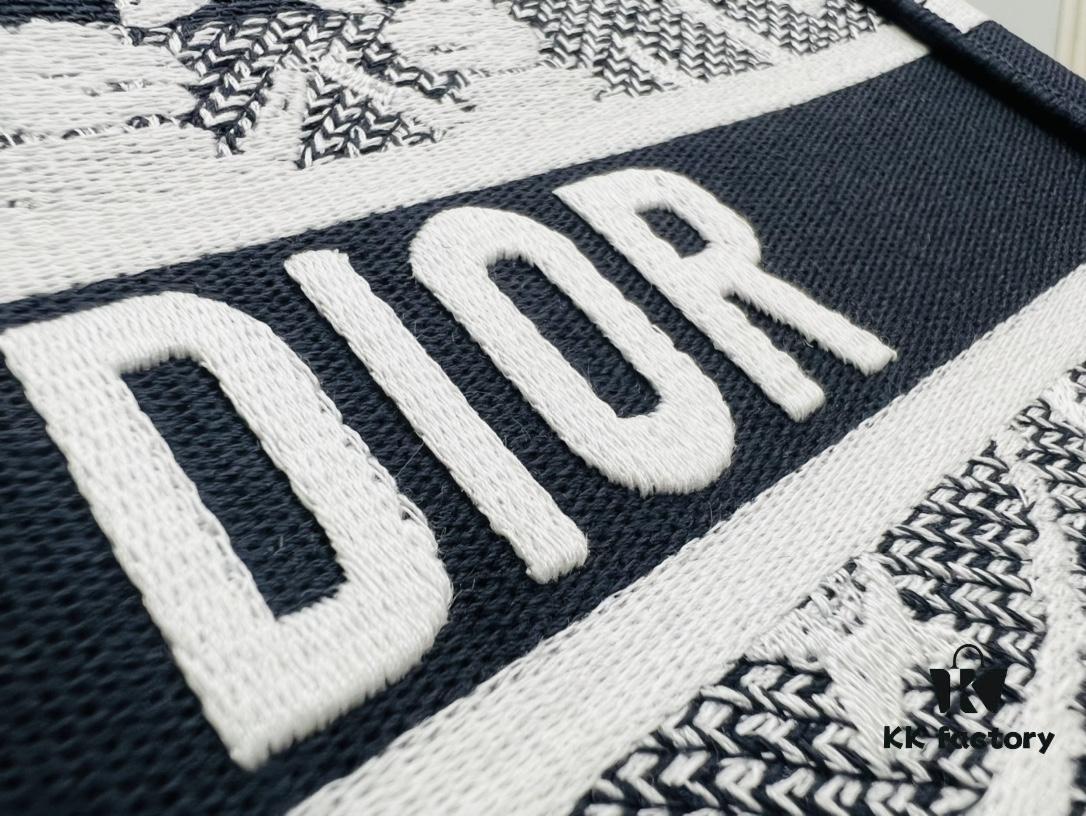 Oversized Original Order Thick Yarn Fabric Dior Book Tote