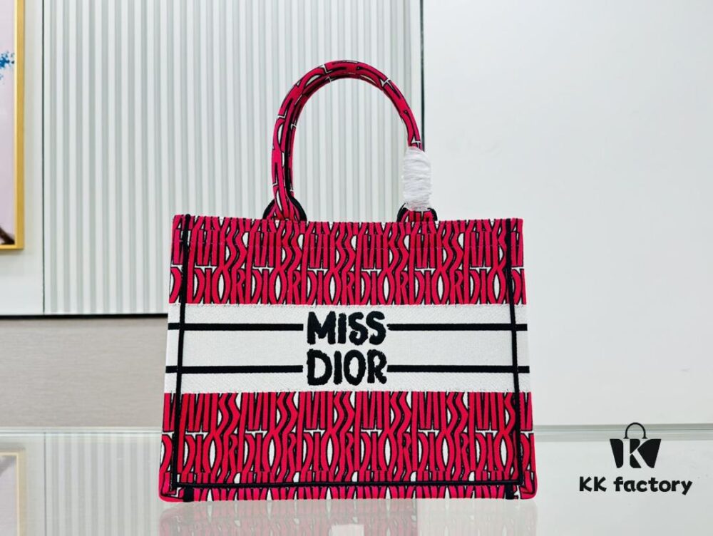 Thick Stitching, Heavy Fabric, Premium Quality Original Order Medium Size [Dior Book Tote]