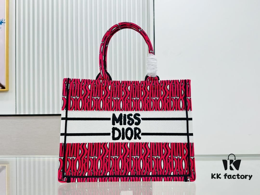 Thick Stitching, Heavy Fabric, Premium Quality Original Order Medium Size [Dior Book Tote]