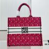 Oversized Original Order Thick Yarn Fabric Dior Book Tote
