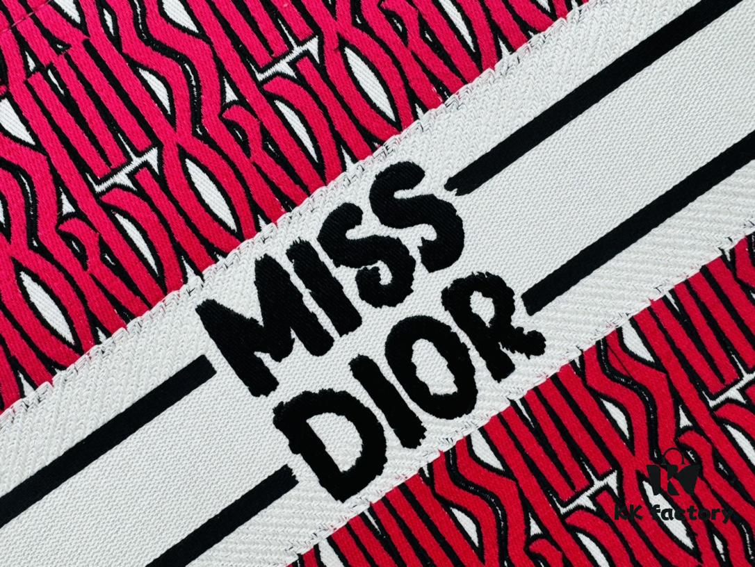 Oversized Original Order Thick Yarn Fabric Dior Book Tote