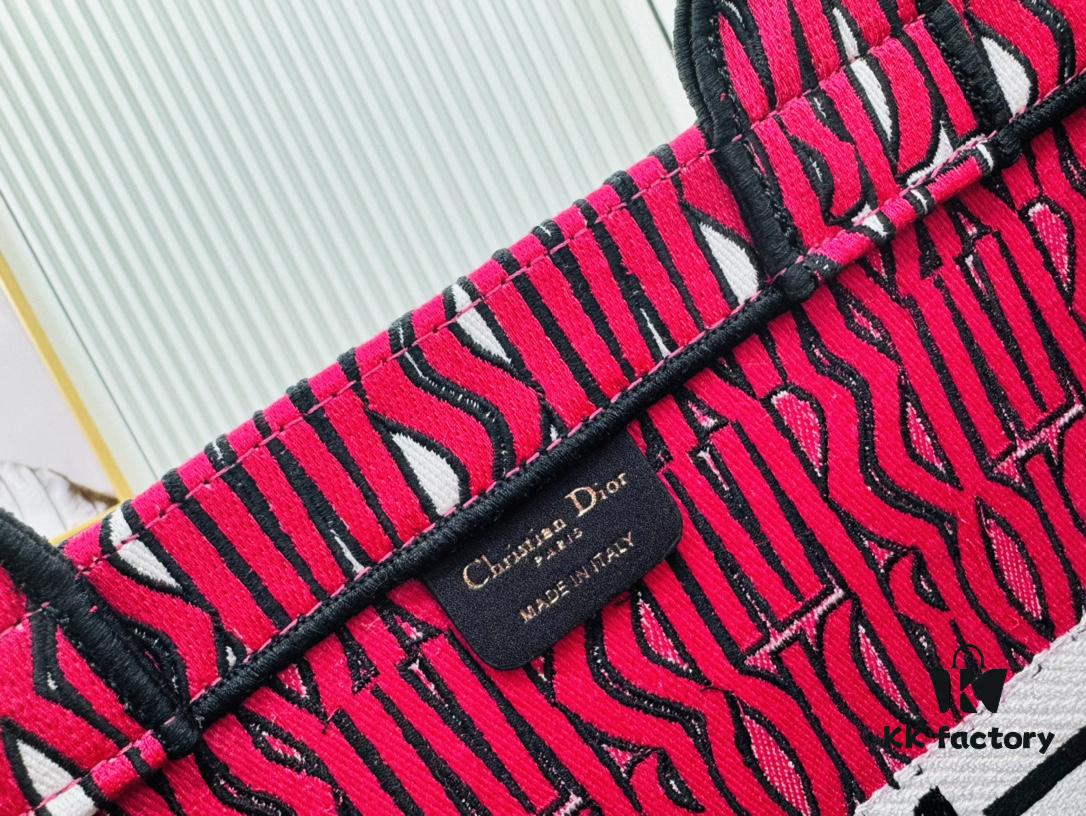 Oversized Original Order Thick Yarn Fabric Dior Book Tote