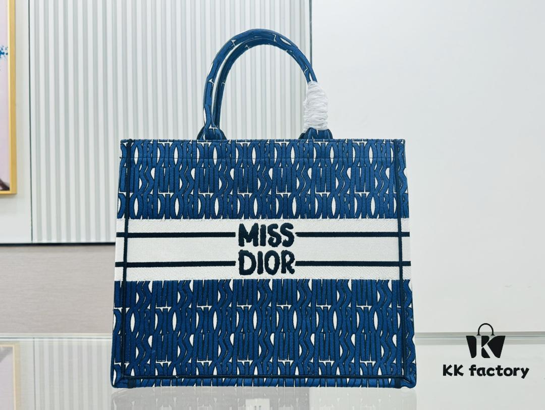 Oversized Original Order Thick Yarn Fabric Dior Book Tote