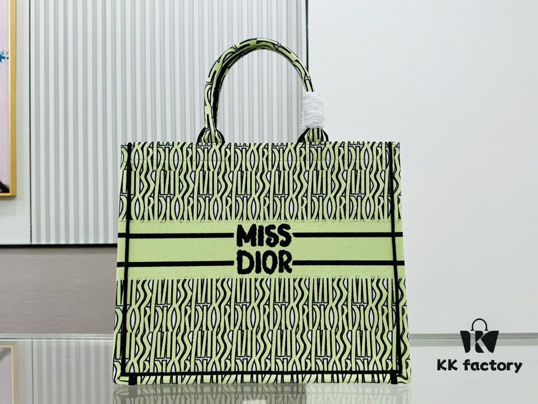 Oversized Original Order Thick Yarn Fabric Dior Book Tote