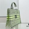 Oversized Original Order Di0r Book Tote in Thick, Heavyweight Yarn Fabric