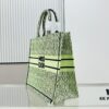 Oversized Original Order Di0r Book Tote in Thick, Heavyweight Yarn Fabric