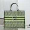 Oversized Original Order Di0r Book Tote in Thick, Heavyweight Yarn Fabric