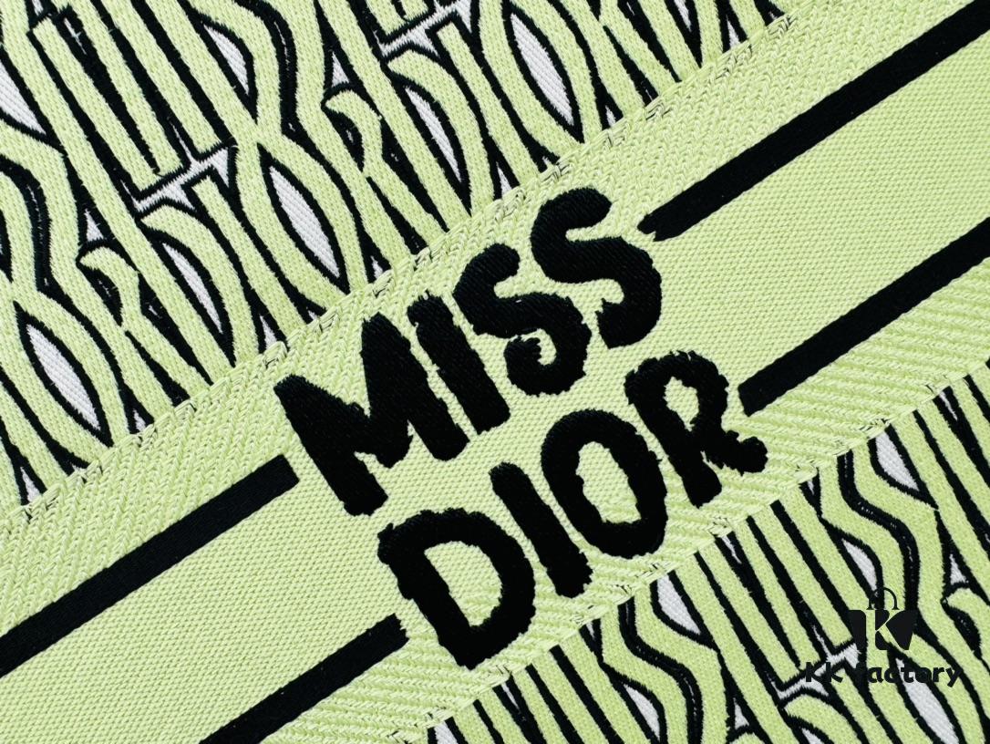 Oversized Original Order Di0r Book Tote in Thick, Heavyweight Yarn Fabric